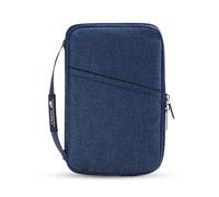 Nhemeylp Porta passaporto da viaggio, grande capacità, porta documenti da viaggio, impermeabile, porta passaporto, organizer da viaggio per contanti, passaporto, carta d'identità, carte di credito,