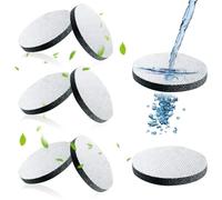 Nhgkju Set di 8 filtri dell'acqua per brita fill & go, caraffe, bottiglie filtro disco, riduce PFAS, cloro, microparticelle, altre sostanze che disturbano il gusto nell'acqua potabile