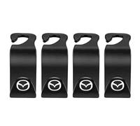 NHGTFOQ 4 Pezzi Gancio per Auto, per Mazda 3/6/2/5/8/CX-4 /CX-5/CX-30/CX-3 /CX-7 /Atez/Encore Versatile e Durevole Ganci Poggiatesta Auto Organizza Auto Accessori Auto Interno