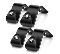 NHGTFOQ 4 Pezzi Gancio per Auto, per Suzuki S-Cross 2014-2024 2025 Versatile e Durevole Ganci Poggiatesta Auto Organizza Auto Accessori Auto Interno