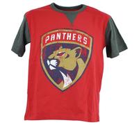 NHL adidas Florida Panthers Hockey Ragazzi Affliggere Sbiadito T-Shirt Tee