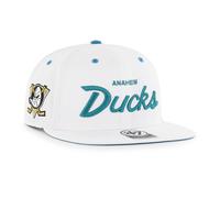 Cappellino 47 Brand NHL Anaheim Ducks Crosstown Pop '47 CAPTAIN H-CRSPP25WBP-WH Bianco 00