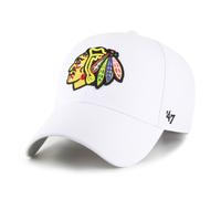 NHL Chicago Blackhawks Berretto da Baseball Cap Cappello MVP Bianco 196895641289