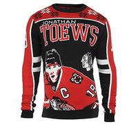 NHL mens Chicago Blackhawks Jonathan Toews # 19 Player brutto maglione, Unisex, Team Color, Medium
