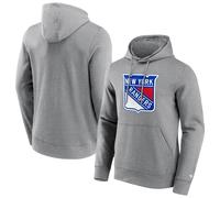 NHL New York Rangers Hoody Con Logo Primario Grafico Grigio