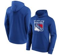 NHL New York Rangers Hoody Logo Primario Grafico Felpa Con Cappuccio Royal