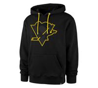 NHL Pittsburgh Penguins Felpa con Cappuccio Colore Dettaglio Helix Pullover