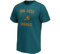 NHL T-Shirt San Jose Sharks Mono Team Arch Core Graphic Tee Hockey
