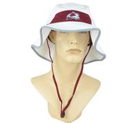 NHL Zephyr Colorado Avalanche Taglia Large / XL Bianco Secchio Cappello Outdoor