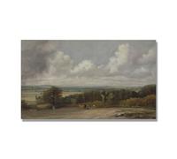 NHLDZYH Riproduzione di John Constable, (Scena agricola), Quadro Stile Romantico Inglese, L'ideale per i regali e le decorazioni natalizie. 60x102cm Solo tela