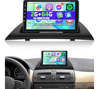 NHOPEEW 2G+64G Android Autoradio für BMW X3 E83 2004-2012 - Drahtlos Carplay & Android Auto - 9 Zoll Android Stereo mit WiFi EQ GPS Mirror Link FM RDS + AHD Rückfahrkamera&Mic