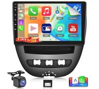 NHOPEEW 8 core 6+128G Autoradio per Peugeot 107 / Citroen C1 / Toyota Aygo 2004-2014 - Autoradio Android da 10,1 pollici con Carplay e Android Auto, WiFi, GPS, DSP FM RDS + telecamera di retromarcia