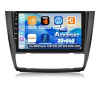 NHOPEEW Autoradio 2+64G per BMW Serie 1 E81 E82 E87 E88 2005-2011 con supporto per CarPlay wireless e Android Auto navigazione GPS comandi al volante 40 temi dell'interfaccia utente e video online