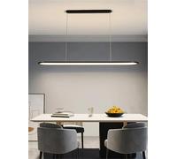 NHPJFDC Illuminazione per ristoranti, Lampada a Sospensione Moderna, Stile Industriale, Isola per Camera da Letto, scrivania da Studio in Bianco e Nero, LED, Illuminazione Elegante