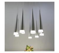 NHPJFDC Lampada a Sospensione conica Moderna a LED in Alluminio e Metallo, Ideale per Illuminazione Industriale Domestica, Sala da Pranzo, Soggiorno, Bar, lampadario a Sospensione, CHA01