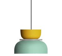 NHPJFDC Lampada a Sospensione Industriale nordica - Lampada a Sospensione di Piccole Dimensioni con Paralume in Metallo per Cucina, Sala da Pranzo e corridoio (Media)