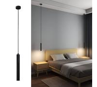 NHPJFDC Lampada a Sospensione Moderna a Forma di barile Lungo in Alluminio, Ideale per Comodino, Ristorante, Soggiorno o Bar (Colore: 30 cm, Dimensioni: Luce Neutra)