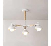 NHPJFDC Lampada da soffitto con Paralume in Metallo, Lampada da Fattoria, lampadario Sputnik di metà secolo, Vintage, Vicino all'illuminazione, 8 luci, Nero, lampadari
