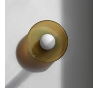 NHPJFDC Lampada da soffitto in Vetro per Interni - Illuminazione a Filo in Metallo per Bagno, Cucina, Ingresso e Altro Ancora