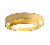 NHPJFDC Lampada da soffitto Rotonda Moderna, Illuminazione Creativa a Due Livelli, Lampada da soffitto di Design Minimalista a Incasso per Camera da Letto, Soggiorno, Ingresso, corridoio (Oro, 40 cm)
