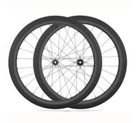 NHPJFDC Ruote per Bici da Corsa in Fibra di Carbonio 28/32/35/38/42/45/50/55/65 mm Ruote per Bici da Corsa 700C Perno Passante Freno a Disco Center Lock Supporto 24 Ore 8/9/10/11/12 velocità