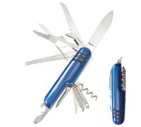 NHPY 1 Pezzi 11 In 1 Coltellino Svizzero, Coltellino Multifunzione, Coltello Svizzero,Coltellino Multiuso,Coltellino Svizzero-11 Funzioni, Forbici,Cavatappi(C)