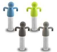 NHPY 4 Pezzi Infusore per Tè e Tisane, Filtro in Acciaio Inossidabile 304 con Manico, Colino per Cucina Adatto A Tutte Le Tazze