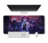 NHPY Mouse Pad da Solo Leveling,Grande Tappetino per Mouse Gaming,900 x 400 mm,XXL,di Grandi Dimensioni,Maggiore Precisione e Velocità,Base in Gomma per Una Presa Stabile su superfici Lisce