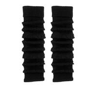 NHPY Scaldamuscoli Donna, Leg Warmers, Scaldamuscoli Bambina, Scaldamuscoli unisex scaldamuscolo danza ballo moda caldi inverno, Nero, 1 paio