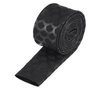 NHQ Guaina Termorestringente da 30 mm 1 m,Guaina Termorestringente Nera,Calore Retraibile Tubi,Calore Restringente Avvolgi Tubo,Non Scivolo per Pesca Canna Impugnatura Manico(Scaglia di Pesce)