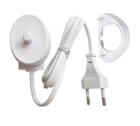 NHQZ 1 pezzo Caricatore spazzolino elettrico Modello 3757, con supporto Caricabatteria per iO 4n/ 5n/ iO 6/ Ora l-B Pro 600/2 2500/ Pro 3 390ON/ Vitality/Smart 4 4500/6 6000N/ Genius 8500/ 9000N