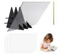 NHQZ 1 pezzo Proiettore di Disegno Ottico, Rilievo di Copia per Tracciamento Ottico Portatile in Acrilico, Tavolo da Disegno Ottico per la Pittura di Anime Disegno con carta e penna e istruzioni