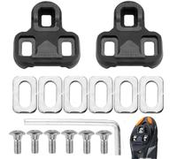 NHQZ 1 set Compatibile con Look Keo Bike Pedali 3 fori Grip Blade 2 Max Carbon Classic Cleats Set di piastre per scarpe da corsa Pedali Grigio MTB Pedali Road Cleats accessori per bicicletta
