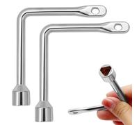 NHQZ 2 Pezzi Chiave Triangolare Metallo, Chiave Triangolare Cassetta Universale Chiave Triangolare Contatore Per Armadio Elettrico, Contatori Elettrici, Contatori Dell'Acqua, Contatori Gas