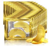 NHQZ 20 Paia Patch Occhi, Patch Occhiaie E Borse, 24K Oro Maschera Occhi,Contorno Occhi Eye Patch,Per Occhi Gonfi,Idratante,Rimuovi Borse E Occhi,Contorno Occhi Occhiaie