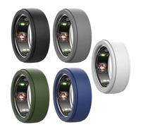 NHQZ 5 pcs Smart Ring Protector Compatibile con Oura/Ultra Human Ring/Samsung Galaxy Ring Protector, Anti Scratch Silicone Ring Cover per Oura Ring Gen 4 3/Ultrahuman Ring Air（S码6-9）