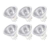 NHQZ 6 Pezzi Halogen 12v 20w, MR11 halogen leuchtmittel, Lampadine Alogene GU5.3 2800K Bianco Caldo per Illuminazione Della Pista, Illuminazione da Incasso