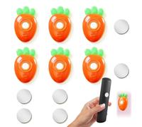 NHQZ 6 Pezzi Supporto Magnetico per Telecomando, Porta Telecomandi da Parete, Porta Telecomandi Magnete Forte, Porta Telecomando da Muro Per TV Telecomando Presa di Ricarica