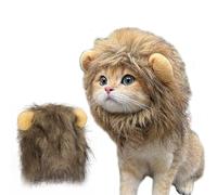 NHQZ Bello Luna Lion Hair Copricapo per Cani e Gatti Piccoli Lion Mane Parrucca Costume Cosplay per Halloween Festa di Pasqua Festival Party Activity