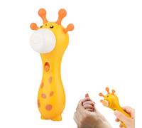 NHQZ Forma a giraffa Regolazione a due livelli 6 testine di ricambio limetta unghie neonato Tagliaunghie Elettrica Lima per Unghie per Bambini per Neonato con Luce