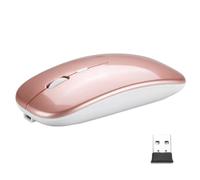 NHQZ Mouse Bluetooth Wireless Compatibile con Laptop/Macbook/iPad/iPhone (iOS 13.1.2 e successiva) Mini Mouse Ricaricabile 3DPI Regolabile Bluetooth4.0(c)