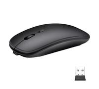 NHQZ Mouse Bluetooth Wireless Compatibile con Laptop/Macbook/iPad/iPhone (iOS 13.1.2 e successiva) Mini Mouse Ricaricabile 3DPI Regolabile Bluetooth4.0