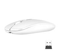NHQZ Mouse Bluetooth Wireless Compatibile con Laptop/Macbook/iPad/iPhone (iOS 13.1.2 e successiva) Mini Mouse Ricaricabile 3DPI Regolabile Bluetooth4.0(b)