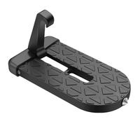 NHQZ Poggiapiedi per Veicoli,Accesso al Tetto dell'Auto per SUV/RV,Gradino per Portiera Auto,Pedana con Gancio a U & Martello di Sicurezza,Capacità di carico 250 kg, nero