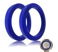 NHQZ Set Di 2 O-Ring Migliorati Per E61 Filtri Porta Della Macchina Espresso - Silicone Di Alta Qualità - Giunto Per Caffè - Ø 73 X 57 X 8,5 Mm,Guarnizione Macchina Caffè Per Frog (Blu, A)