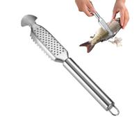 NHQZ Squamatore for Pesce in Acciaio Inossidabile, Raschietto Pulizia Pesce, per Squame di Pesce più Veloci e Facili Rimuovere.