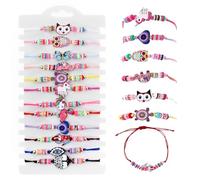 NHQZ Un Set Di Braccialetti Dell'Amicizia Per Bambini, Braccialetto Regolabile Intrecciato, Festa Di Compleanno Per Bambini, Braccialetti Per Ragazze, Braccialetti Dell'Amicizia (Unicorno, A)