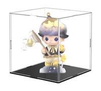 NHQZ Vetrinetta Espositiva Vetrina Acrilico per Vetrina Espositiva Collezionismo, Teca Plexiglass, Figure,per Pop Mart/LEG0/LABUBU,Hanno Bisogno di Auto Assemblaggio, Antipolvere(10×10×10CM)