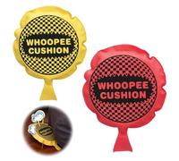 NHQZ Whoopee Cushion Pillow, Scoregge Cuscino Scorreggione, Divertente Scherzo Gag Joke Toy,giochi Per Familiari E Amici,Festa Partito Decorazioni Giocattolo, 2 Pezzi（Giallo, rosso）