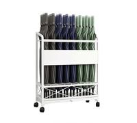 NHralpajj Portaombrelli in Ferro con Ruote e Porta Bastone | Dimensioni multiple multicolori for il negozio dell'ingresso, dell'ufficio, della casa, dell'hotel(Color 1,80x23.5x70cm)
